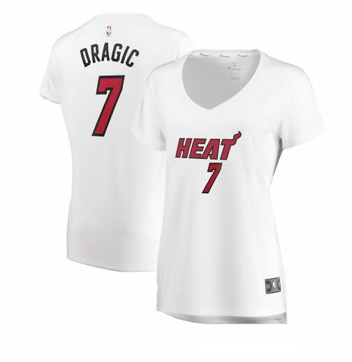 Camiseta baloncesto Goran Dragic 7 association edition Blanco Miami Heat Mujer