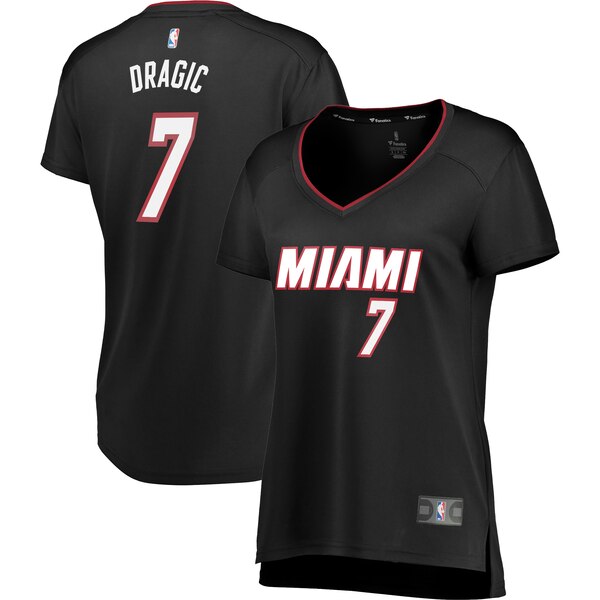 Camiseta baloncesto Goran Dragic 7 icon edition Negro Miami Heat Mujer