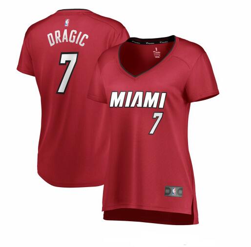 Camiseta baloncesto Goran Dragic 7 statement edition Rojo Miami Heat Mujer