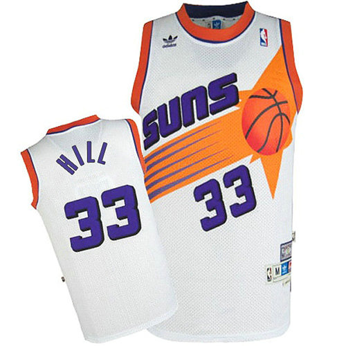 Camiseta baloncesto Grant Hill 33 Retro Blanco Phoenix Suns Hombre