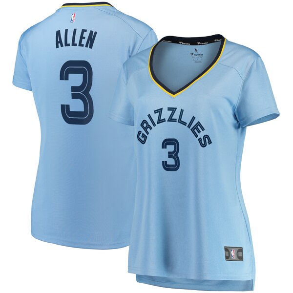 Camiseta baloncesto Grayson Allen 3 statement edition Azul Memphis Grizzlies Mujer