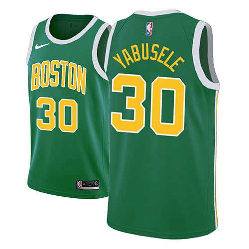 Camiseta baloncesto Guerschon Yabusele 30 Earned 2018-19 Verde Boston Celtics Hombre