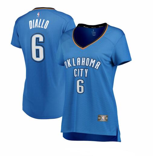 Camiseta baloncesto Hamidou Diallo 6 icon edition Azul Oklahoma City Thunder Mujer