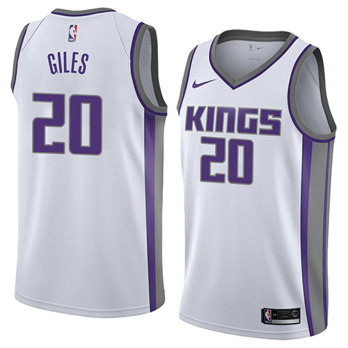 Camiseta baloncesto Harry Giles 20 Association 2018 Blanco Sacramento Kings Hombre