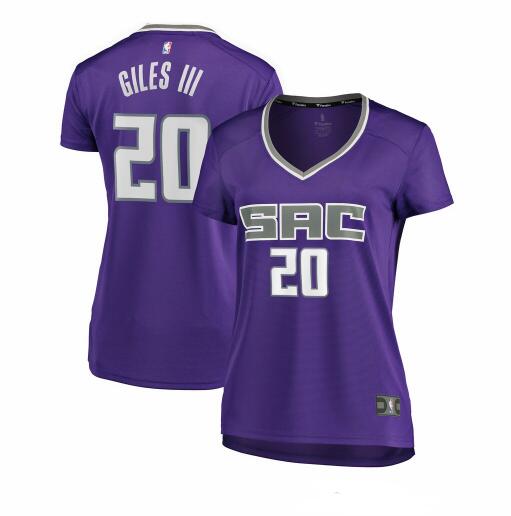 Camiseta baloncesto Harry Giles III 20 icon edition Púrpura Sacramento Kings Mujer