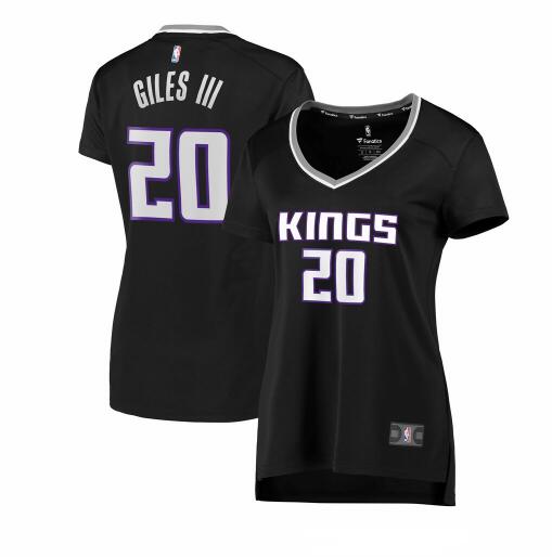 Camiseta baloncesto Harry Giles III 20 statement edition Negro Sacramento Kings Mujer