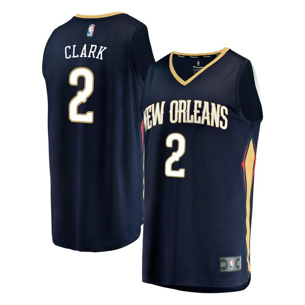 Camiseta baloncesto Ian Clark 2 Icon Edition Armada New Orleans Pelicans Hombre