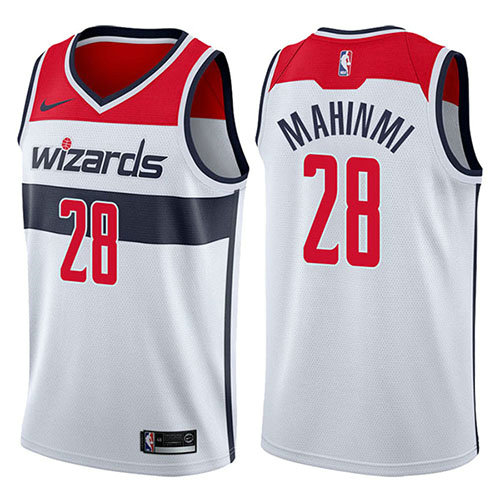 Camiseta baloncesto Ian Mahinmi 28 Association 2017-18 Blanco Washington Wizards Hombre