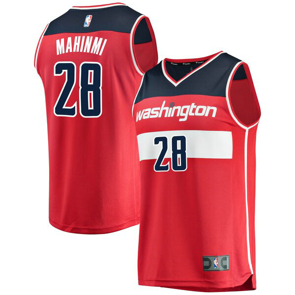 Camiseta baloncesto Ian Mahinmi 28 Icon Edition Rojo Washington Wizards Hombre