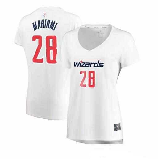 Camiseta baloncesto Ian Mahinmi 28 association edition Blanco Washington Wizards Mujer
