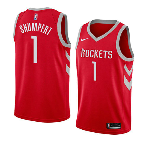 Camiseta baloncesto Iman Shumpert 1 Icon 2018 Rojo Houston Rockets Hombre
