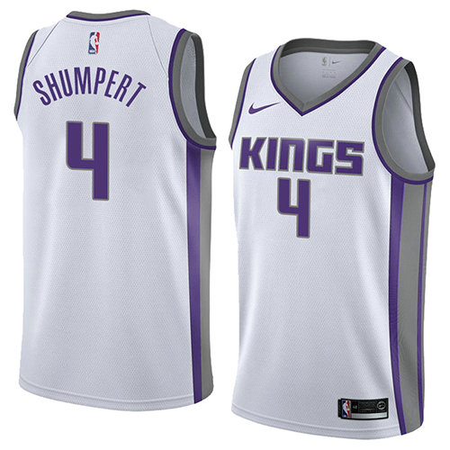Camiseta baloncesto Iman Shumpert 4 Association 2018 Blanco Sacramento Kings Hombre