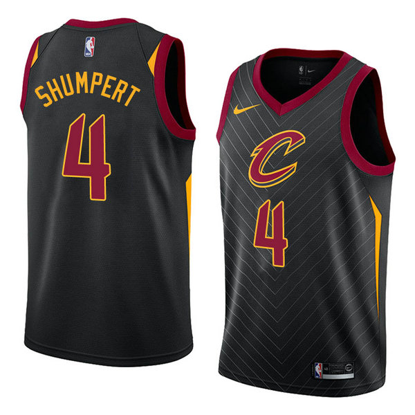 Camiseta baloncesto Iman Shumpert 4 Statement 2018 Negro Cleveland Cavaliers Hombre
