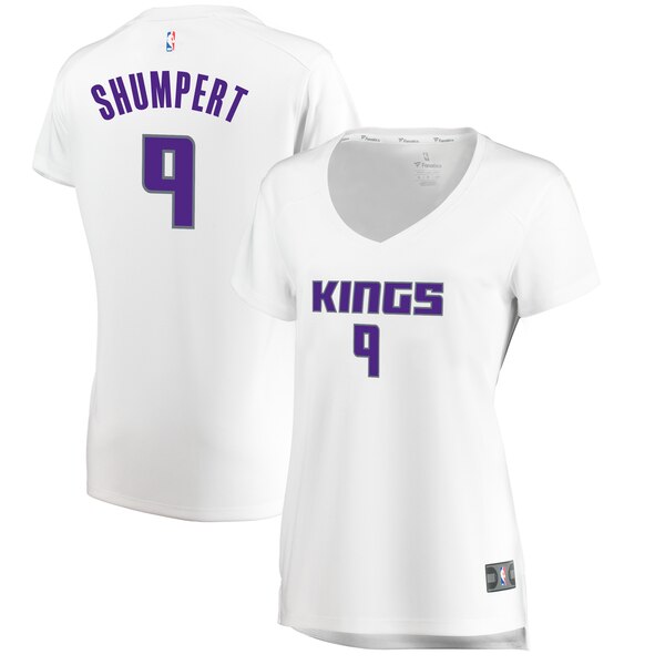 Camiseta baloncesto Iman Shumpert 9 association edition Blanco Sacramento Kings Mujer