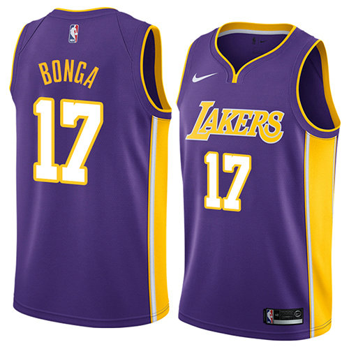 Camiseta baloncesto Isaac Bonga 17 Statement 2018 P鐓pura Los Angeles Lakers Hombre