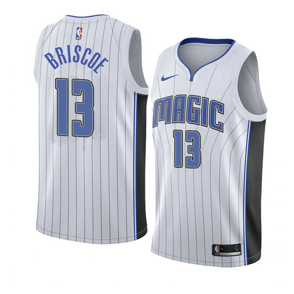 Camiseta baloncesto Isaiah Briscoe 13 Association 2017-18 Blanco Orlando Magic Hombre