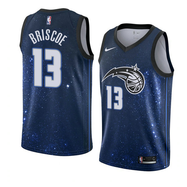 Camiseta baloncesto Isaiah Briscoe 13 Ciudad 2018 Azul Orlando Magic Hombre