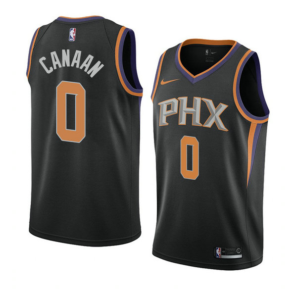 Camiseta baloncesto Isaiah Canaan 0 Statement 2018 Negro Phoenix Suns Hombre