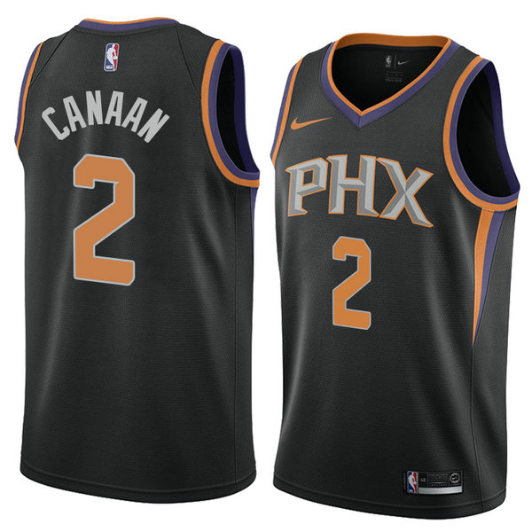 Camiseta baloncesto Isaiah Canaan 2 Statement 2018 Negro Phoenix Suns Hombre