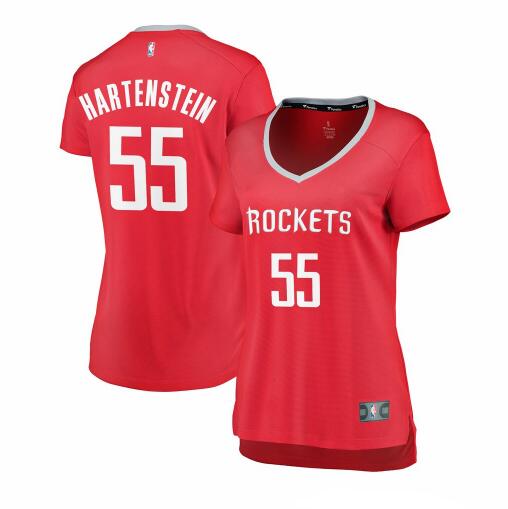Camiseta baloncesto Isaiah Hartenstein 55 icon edition Rojo Houston Rockets Mujer