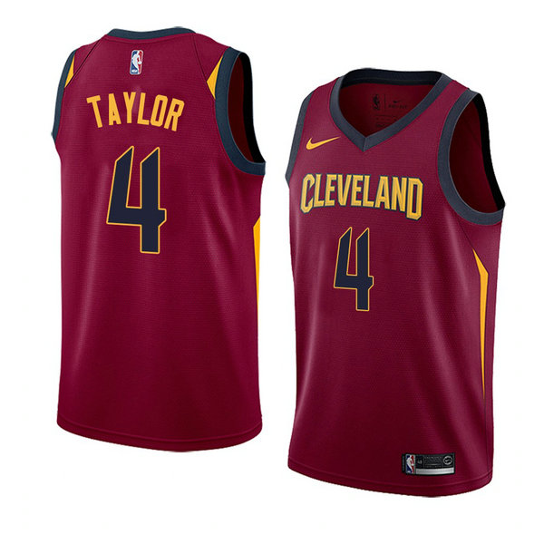 Camiseta baloncesto Isaiah Taylor 4 Icon 2018 Rojo Cleveland Cavaliers Hombre