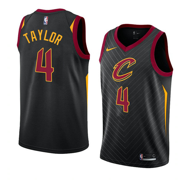 Camiseta baloncesto Isaiah Taylor 4 Statement 2018 Negro Cleveland Cavaliers Hombre
