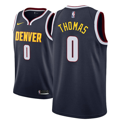 Camiseta baloncesto Isaiah Thomas 0 Icon 2018-19 Azul Denver Nuggets Hombre