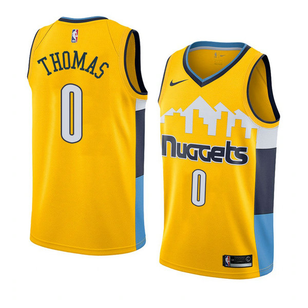 Camiseta baloncesto Isaiah Thomas 0 Statement 2018 Amarillo Denver Nuggets Hombre