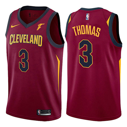 Camiseta baloncesto Isaiah Thomas 3 2017-18 Rojo Cleveland Cavaliers Hombre