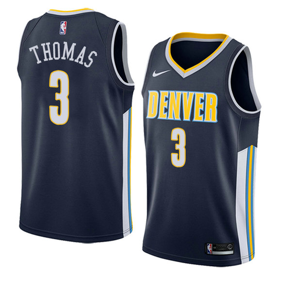 Camiseta baloncesto Isaiah Thomas 3 Icon 2018 Azul Denver Nuggets Hombre