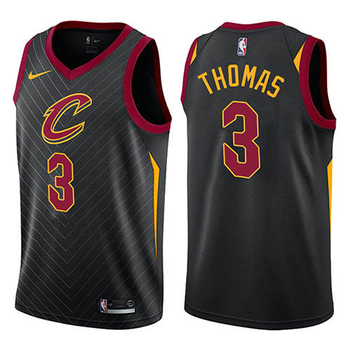 Camiseta baloncesto Isaiah Thomas 3 Statement 2017-18 Negro Cleveland Cavaliers Hombre