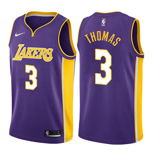 Camiseta baloncesto Isaiah Thomas 3 Statement 2017-18 P鐓pura Los Angeles Lakers Hombre