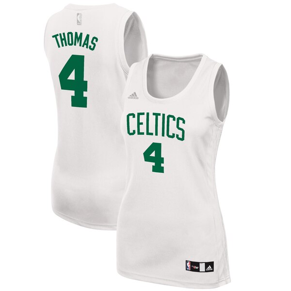 Camiseta baloncesto Isaiah Thomas 4 Réplica Blanco Boston Celtics Mujer