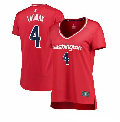 Camiseta baloncesto Isaiah Thomas 4 icon edition Rojo Washington Wizards Mujer