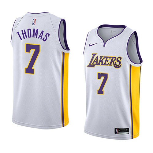 Camiseta baloncesto Isaiah Thomas 7 Association 2018 Blanco Los Angeles Lakers Hombre
