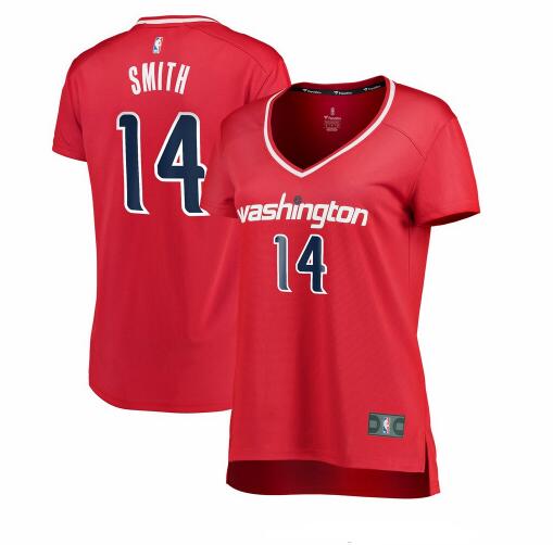 Camiseta baloncesto Ish Smith 14 icon edition Rojo Washington Wizards Mujer