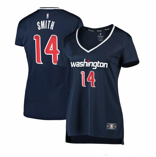 Camiseta baloncesto Ish Smith 14 statement edition Armada Washington Wizards Mujer