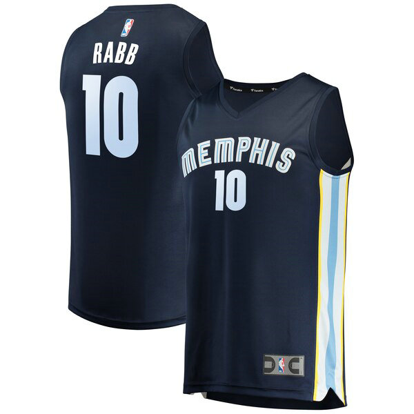 Camiseta baloncesto Ivan Rabb 10 Icon Edition Armada Memphis Grizzlies Hombre
