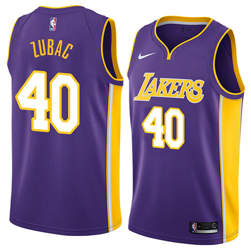 Camiseta baloncesto Ivica Zubac 40 Statement 2018 P鐓pura Los Angeles Lakers Hombre