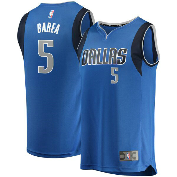Camiseta baloncesto J.J. Barea 5 Icon Edition Azul Dallas Mavericks Nino