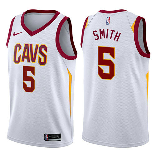Camiseta baloncesto J.R. Smith 5 Association 2017-18 Blanco Cleveland Cavaliers Hombre