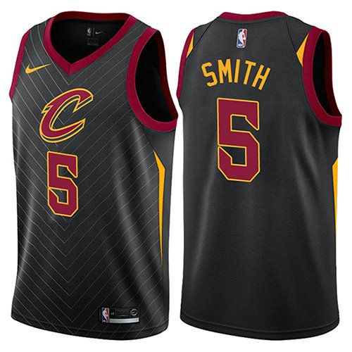Camiseta baloncesto J.r. Smith 5 Statement 2017-18 Negro Cleveland Cavaliers Hombre