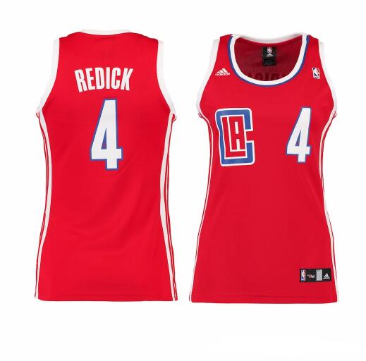 Camiseta baloncesto JJ Redick 4 Réplica Rojo Los Angeles Clippers Mujer