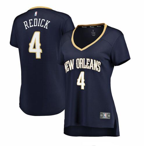 Camiseta baloncesto JJ Redick 4 icon edition Armada New Orleans Pelicans Mujer