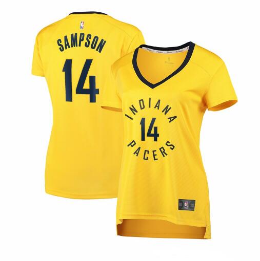 Camiseta baloncesto JaKarr Sampson 14 statement edition Amarillo Indiana Pacers Mujer