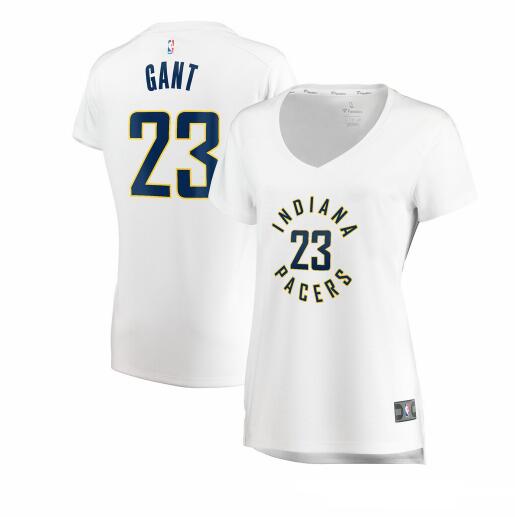 Camiseta baloncesto JaKeenan Gant 23 association edition Blanco Indiana Pacers Mujer