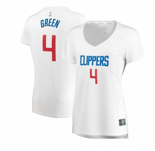 Camiseta baloncesto JaMychal Green 4 association edition Blanco Los Angeles Clippers Mujer