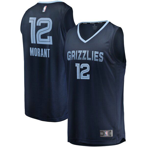 Camiseta baloncesto Ja Morant 12 Icon Edition Armada Memphis Grizzlies Hombre
