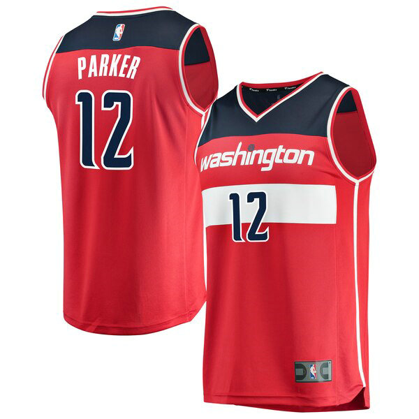 Camiseta baloncesto Jabari Parker 12 Icon Edition Rojo Washington Wizards Hombre
