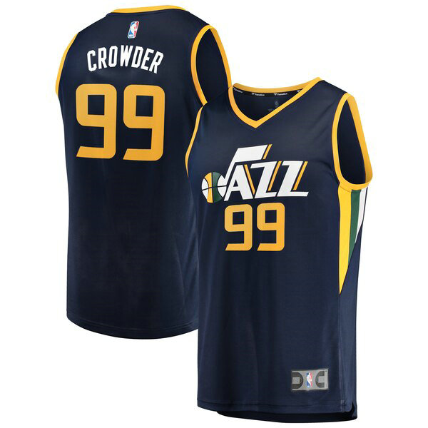 Camiseta baloncesto Jae Crowder 99 Icon Edition Armada Utah Jazz Hombre